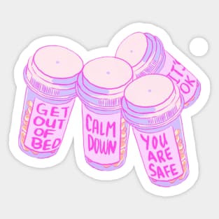 Growed Up Pills Sticker